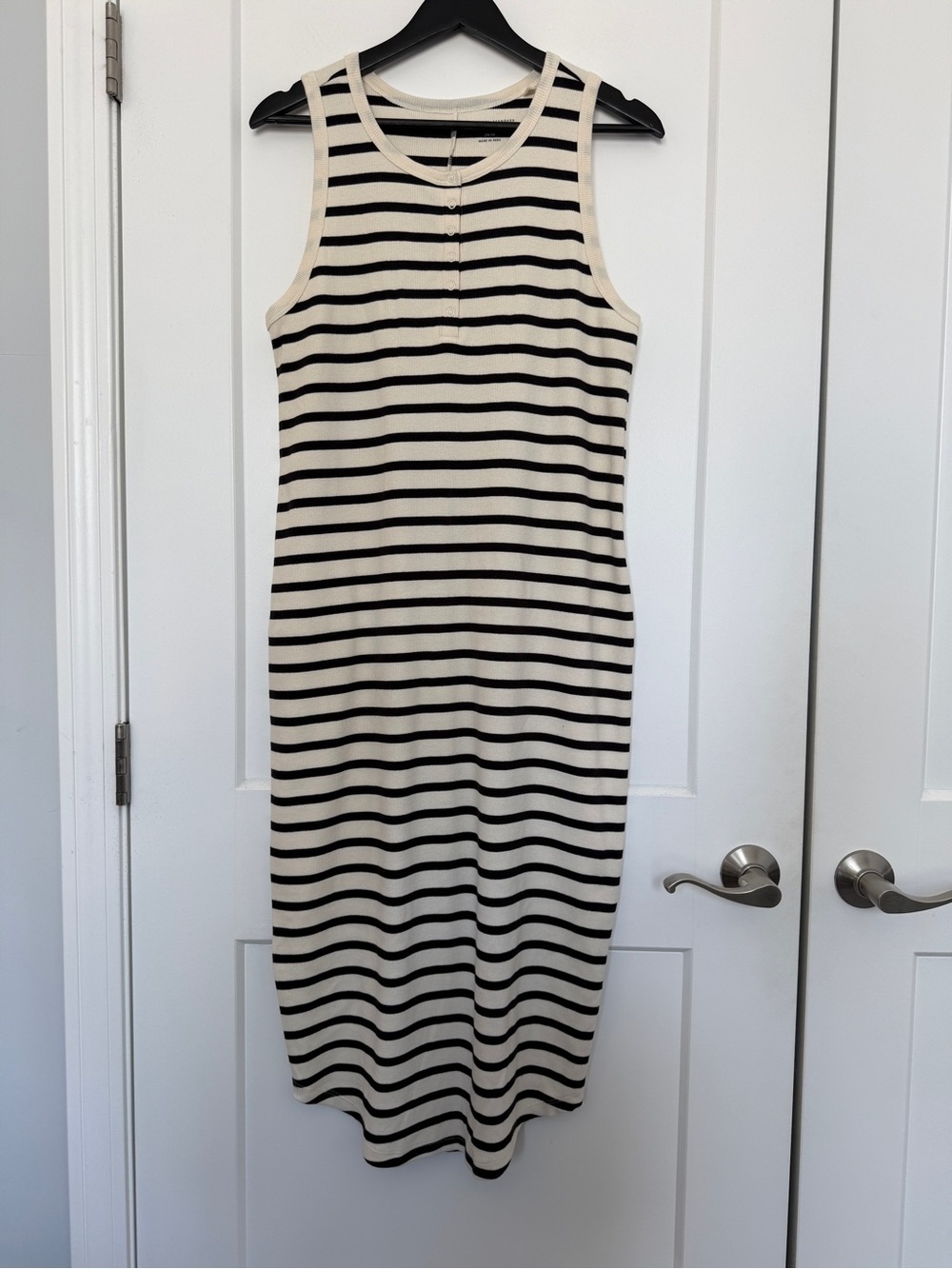 NWOT Universal Standard Romera Ribbed Sleeveless Midi Dress - XS (size 10-12)